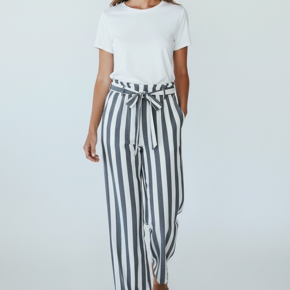 American Eagle Outfitters Striped Wide Leg Pants